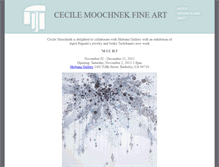 Tablet Screenshot of cecilemoochnek.com